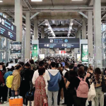 Thailand airport queue