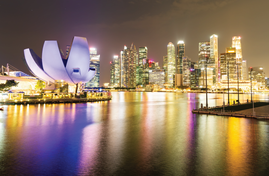 Singapore at night