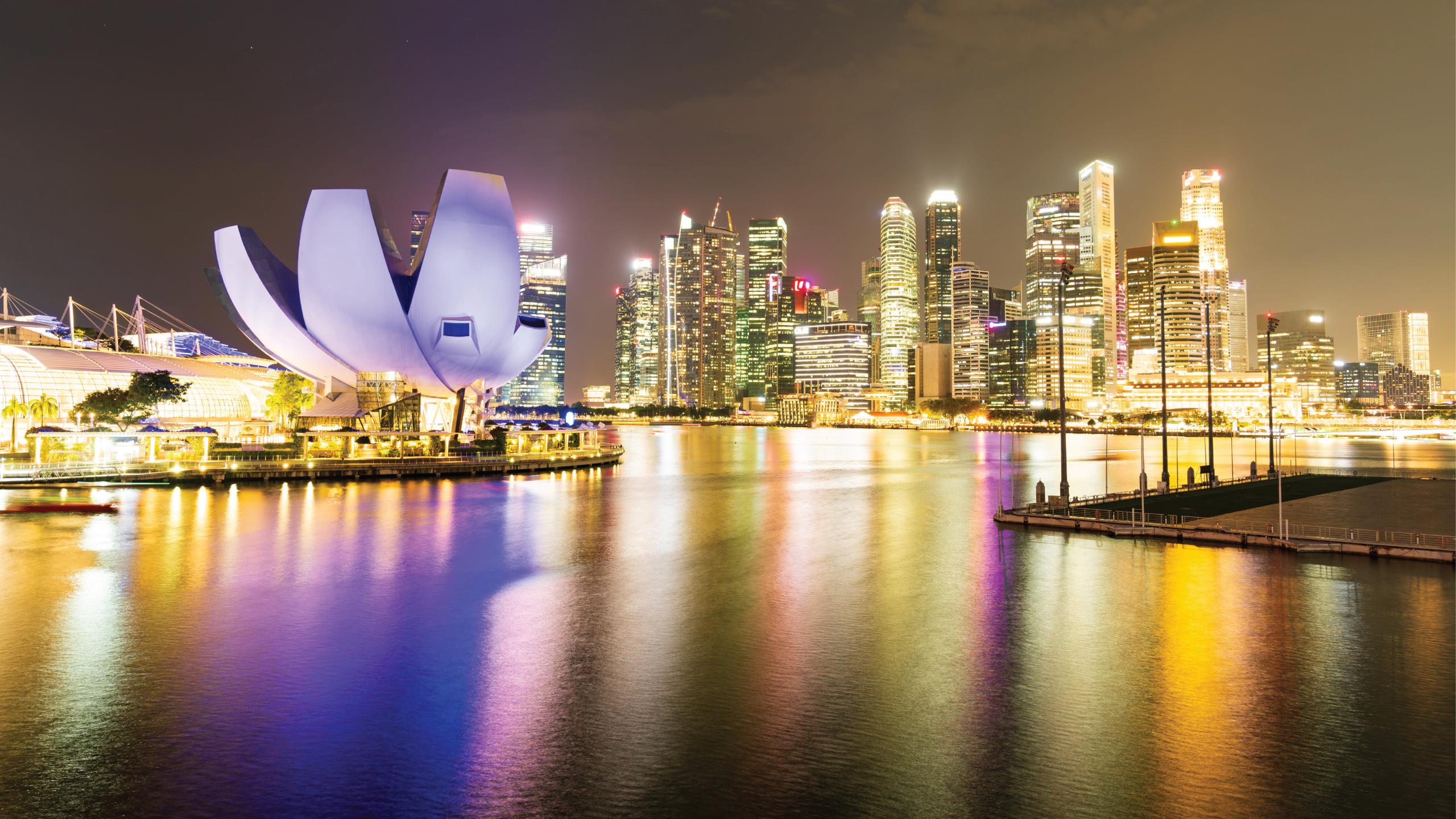 Singapore at night