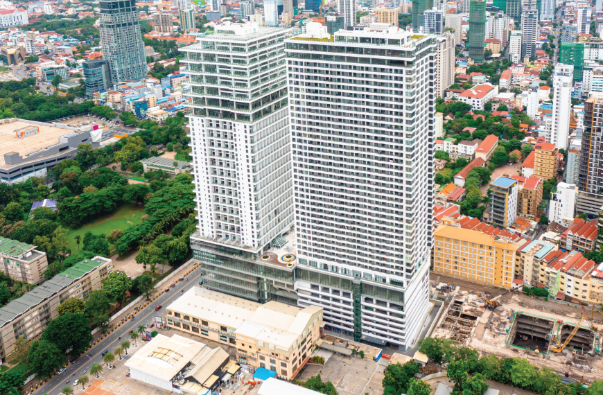 Phnom Penh, Cambodia Condo Block