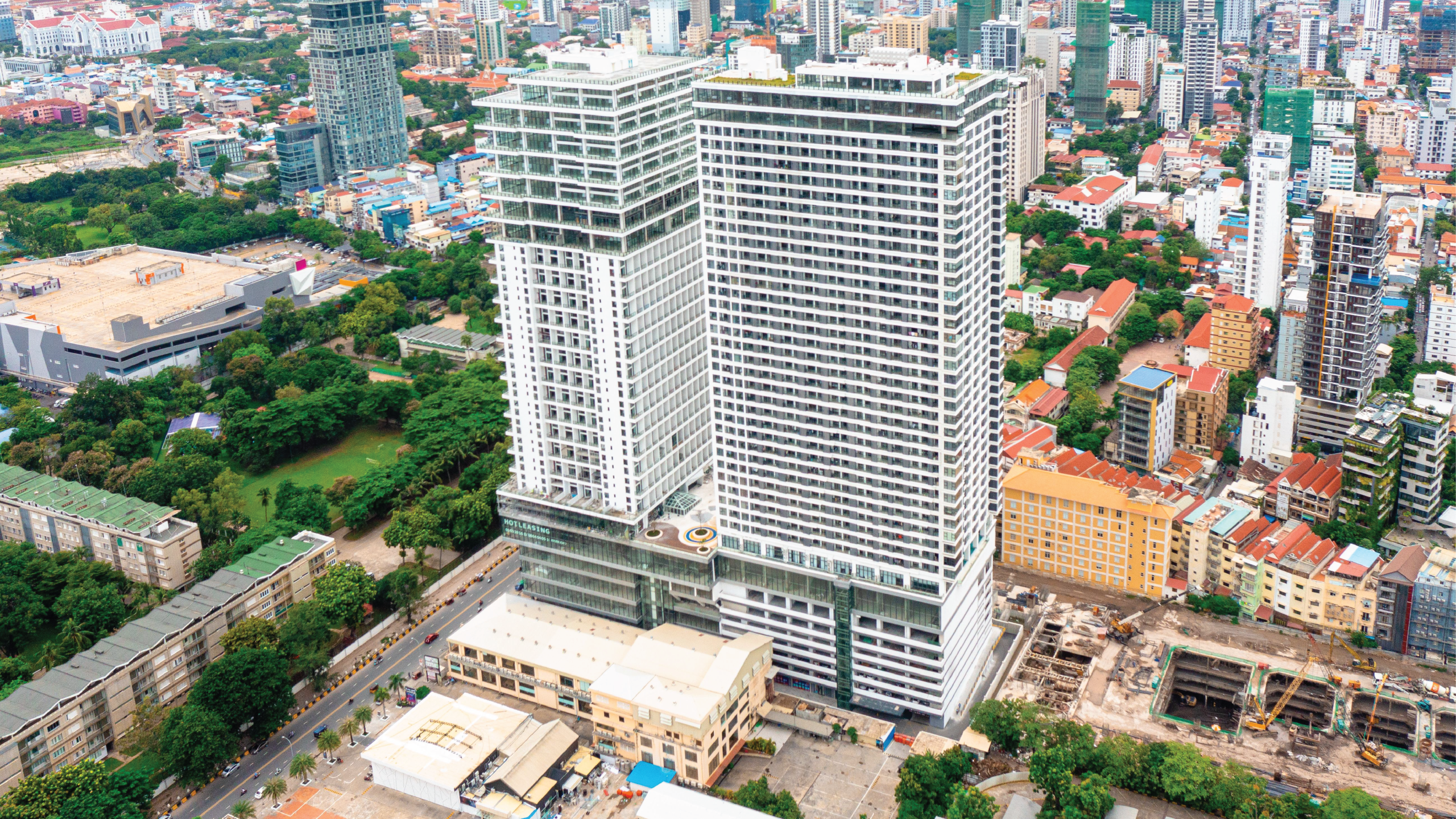 Phnom Penh, Cambodia Condo Block